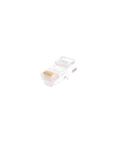 Коннектор RJ45/8P8C (1000 шт/уп) NETLAN UEC-UP8P8C-UD-003-TR-1000 в Абакане Коннекторы Pintop.ru