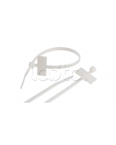 Стяжка NIKOMAX NMC-CTN100-25-MK-WT-100 (100шт) в Абакане Стяжки-хомуты Pintop.ru