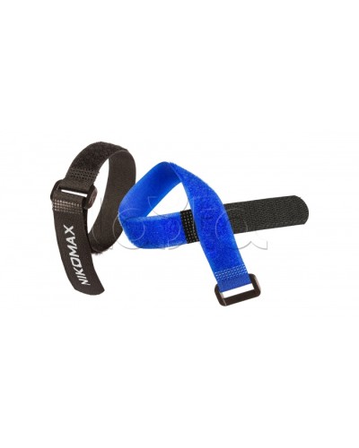 Стяжка-липучка NIKOMAX NMC-CTV290-20-HB-BK-10 (10шт) в Абакане Стяжки-хомуты Pintop.ru