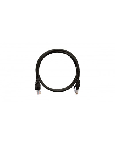 Шнур коммутационный 2хRJ45/8P8C, U/UTP, 4 пары, Кат.5е, LSZH, черный (1м) NIKOMAX NMC-PC4UD55B-010-C-BK в Абакане Патчкорды (медные) Pintop.ru