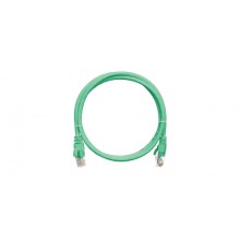 Шнур коммутационный 2хRJ45/8P8C, U/UTP, 4 пары, Кат.5е, LSZH, зеленый (3м) NIKOMAX NMC-PC4UD55B-030-C-GN