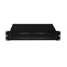 Оптический кросс 19" Essential Line, 2U, до 48 SC/96 LC порт, стальной, черн NIKOMAX (NMF-RP48SC-WS-ES-2U-BK)