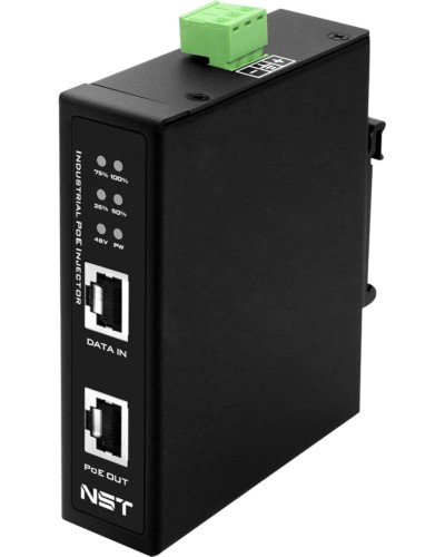 Промышленный PoE-инжектор Gigabit Ethernet на 90W с бустером напряжения NST NS-PI-1G-90/IB в Абакане Дополнительное оборудование для сетей Pintop.ru