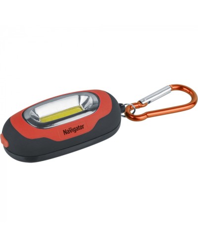 Фонарь Navigator 93 657 NPT-KC07-R-2CR2032 брелок пласт.1COB LED(1Вт) 3 реж.крас в Абакане Светильники Pintop.ru