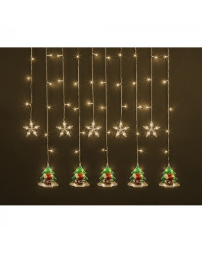 Гирлянда Navigator 95 029 NGF-D037-06 (бахрома звезды и елки RGBY 3*0.6м IP20) в Абакане Источники света(Лампы) Pintop.ru
