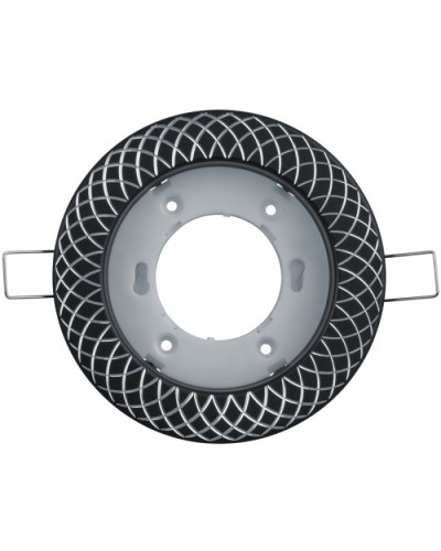 Светильник Navigator 93 075 NGX-R11-004-GX53 (Сетка черный хром, серебро) в Абакане Светильники Pintop.ru