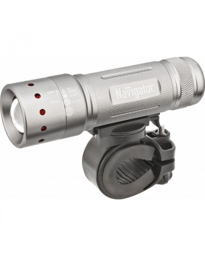 Фонарь Navigator 94 964 NPT-B01-3AAA Вело. 2 крепл. CREE 1LEDх5Вт, фокус, блист. в Абакане Источники света(Лампы) Pintop.ru