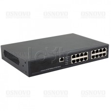 PoE-инжектор управляемый Gigabit Ethernet на 8 портов OSNOVO Midspan-8/150RGM