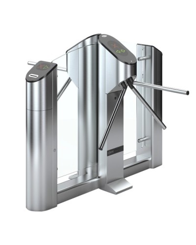 Турникет моторизованный двухсторонний с картоприемником Oxgard Praktika Т-03-DК-2BC2R в Абакане Турникеты Pintop.ru