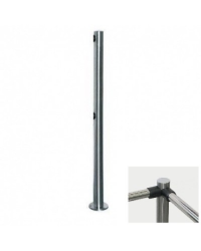 Стойка двухсторонняя L-образная PERCo-BH02 2-02 в Абакане Ограждения Pintop.ru