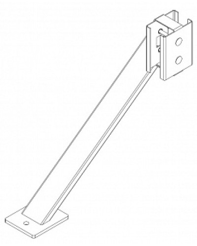Упор PERCo-MB-16.9 в Абакане Дополнительное оборудование для СКУД Pintop.ru