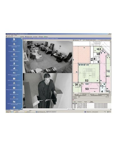 ПО Модуль Центральный пост PERCo-SM13 в Абакане Сетевая СКУД Perco Pintop.ru