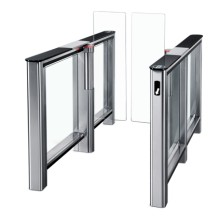 Турникет PERCo-ST-01 с крышками из закал. стекла с центральной вставкой из нерж. стали со створками Створки шириной 425