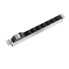 Блок силовых розеток 19" Rem-16 REM R-16-7S-A-440-K