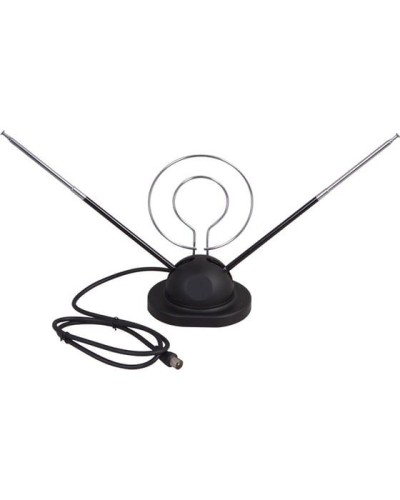 Антенна комнатная телескопическая на подставке «Усы», RX-105 REXANT 34-0105 в Абакане Системы видеонаблюдения Pintop.ru