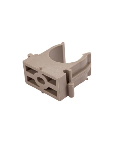 Крепёж-клипса для труб ø20 мм, серая (100 шт/уп)Rexant (28-0120-2) в Абакане Держатели, клипсы, скобы Pintop.ru