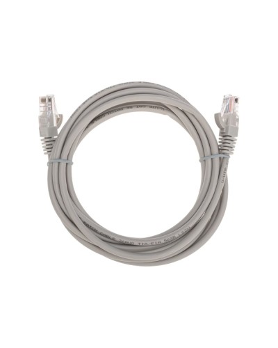 Патч-корд U/UTP, CAT 5e, RJ45-RJ45, 26AWG, LSZH, серый, 3м REXANT 02-0100-3 в Абакане Патчкорды (медные) Pintop.ru