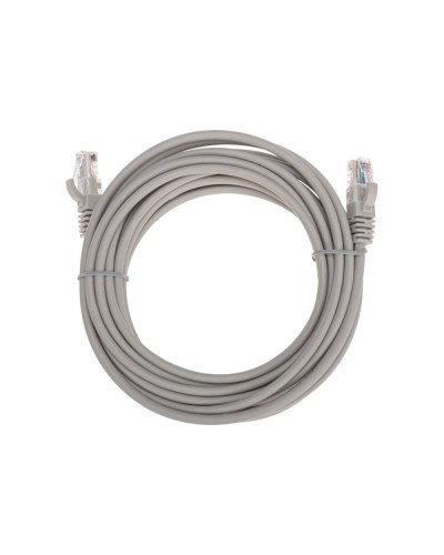 Патч-корд U/UTP, CAT 5e, RJ45-RJ45, 26AWG, LSZH, серый, 5м REXANT 02-0100-5 в Абакане Патчкорды (медные) Pintop.ru