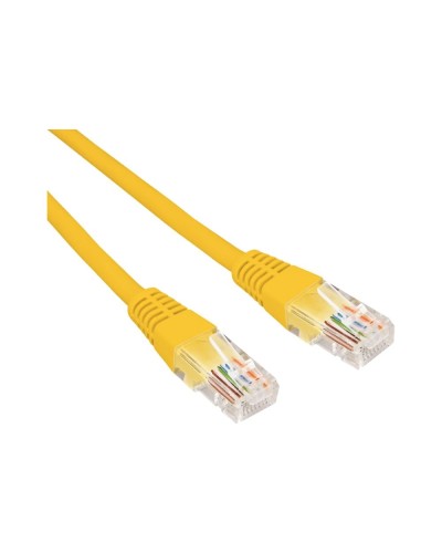 Патч-корд U/UTP, CAT 6, RJ45-RJ45, 26AWG, LSZH, желтый, 0,3м REXANT 02-0295-03 в Абакане Патчкорды (медные) Pintop.ru