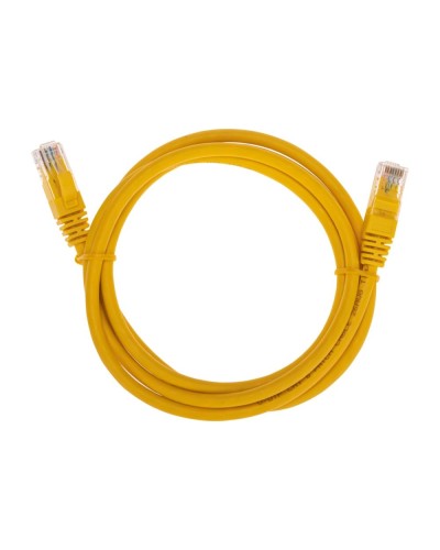 Патч-корд U/UTP, CAT 6, RJ45-RJ45, 26AWG, LSZH, желтый, 1,5м REXANT 02-0295-105 в Абакане Патчкорды (медные) Pintop.ru
