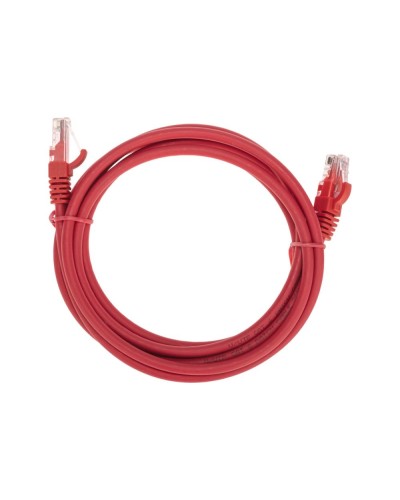 Патч-корд U/UTP, CAT 6, RJ45-RJ45, 26AWG, LSZH, красный, 2м REXANT 02-0293-2 в Абакане Патчкорды (медные) Pintop.ru