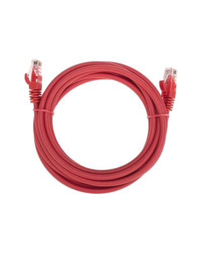 Патч-корд U/UTP, CAT 6, RJ45-RJ45, 26AWG, LSZH, красный, 3м REXANT 02-0293-3 в Абакане Патчкорды (медные) Pintop.ru