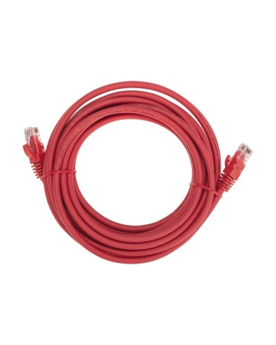 Патч-корд U/UTP, CAT 6, RJ45-RJ45, 26AWG, LSZH, красный, 5м REXANT 02-0293-5 в Абакане Патчкорды (медные) Pintop.ru