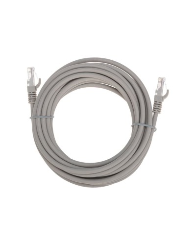 Патч-корд U/UTP, CAT 6, RJ45-RJ45, 26AWG, LSZH, серый, 5м REXANT 02-0290-5 в Абакане Патчкорды (медные) Pintop.ru