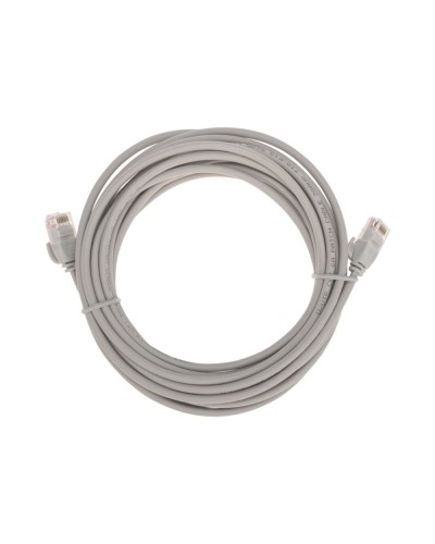 Патч-корд U/UTP, CAT 6A (10G), RJ45-RJ45, 28AWG, LSZH, серый, 5м REXANT 02-0380-5 в Абакане Патчкорды (медные) Pintop.ru