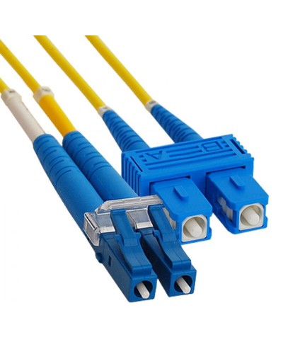 Патч-корд оптический переходной (SM), 9/125 (OS2), LC/UPC-SC/UPC, (Duplex), LSZH, 2м REXANT 50-2410 в Абакане Патч-корды оптические Pintop.ru