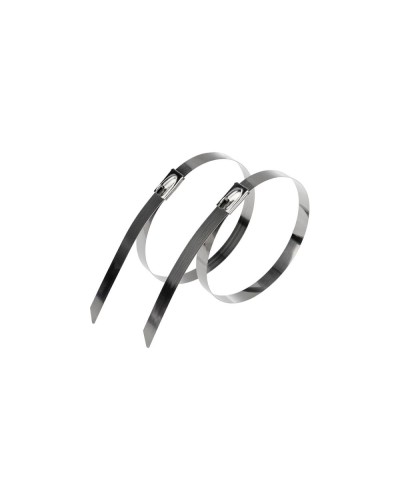 Стяжка кабельная стальная (304) 400x4,6мм (50 шт/уп) REXANT (07-0408) в Абакане Стяжки-хомуты Pintop.ru