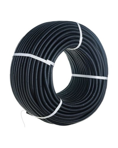 Труба гофрированная ПНД 16 с зондом (100 м) Rexant (28-0016-3) в Абакане Труба гофрированная Pintop.ru