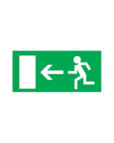 Эвакуационный знак Направление к эвакуационному выходу налево100*300 мм (5шт/упак) REXANT (56-0026) в Абакане Дополнительное оборудование для ОПС Pintop.ru