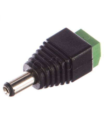 Разъем питания штекер 2.1х5.5 с клеммной колодкой (50шт/уп) REXANT 14-0314 в Абакане Коннекторы Pintop.ru