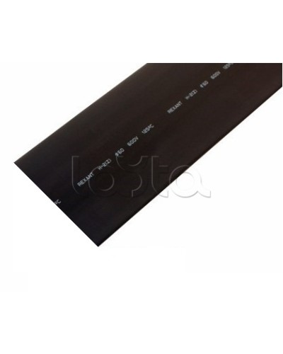 Термоусадочная трубка 50.0 / 25.0 мм 1м черная (10шт/уп) REXANT 25-0060 в Абакане Аксессуары для кабель-канала Pintop.ru