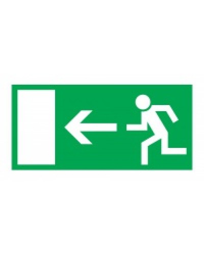 Знак эвакуационный Направление к эвакуационному выходу налево 100x300 (5шт/уп) REXANT 56-0025 в Абакане Дополнительное оборудование для ОПС Pintop.ru