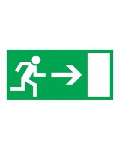 Знак эвакуационный Направление к эвакуационному выходу направо150x300 (5шт/уп) REXANT 56-0028 в Абакане Дополнительное оборудование для ОПС Pintop.ru