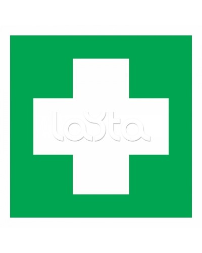 Знак медицинского назначения Аптечка первой медицинской помощи 100x100 (5шт/уп) REXANT 56-0070 в Абакане Дополнительное оборудование для ОПС Pintop.ru