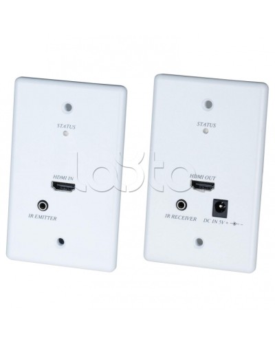 Комплект передачи HDMI с обратным ИК-повторителем SC&T HW01 в Абакане Видеоусилители, Модуляторы, Делители Pintop.ru