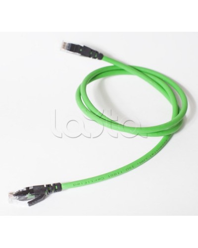 Коммутационный шнур категории 6, U/UTP, 4х2х(7х0,21), LSZH, 1м, зеленый SPL (500012) в Абакане Патчкорды (медные) Pintop.ru