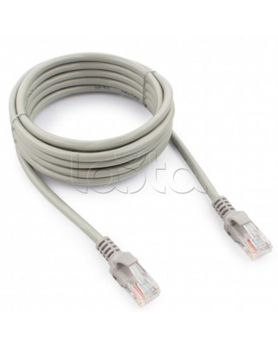 Коммутационный шнур категории, 5e U/UTP , 4х2х(7х0,21), LSZH, 1м, серый SPL (500078) в Абакане Патч-корды и пигтейлы Pintop.ru