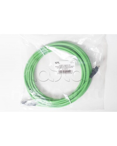 Коммутационный шнур категории 6 U/UTP 4х2х(7х0,21) LSZH 5м зеленый SPL (500016) в Абакане Патч-корды и пигтейлы Pintop.ru
