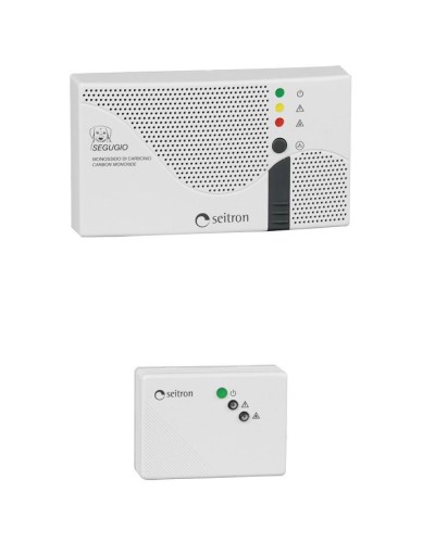 Комплект сигнализаторов на угарный и природный газ Seitron RGDCO0MP1+SGAMET в Абакане Технологические извещатели Pintop.ru