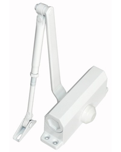 Доводчик двери c тягой EN 3-6, 40 - 130 кг Smartec ST-DC036BCDA-WT в Абакане Доводчики Pintop.ru