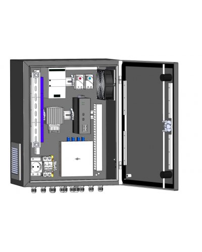 Узел коммутации всепогодный SpaceCam SC-Box-L2-4GP-120-2G-UPS(F) в Абакане Коммутаторы Pintop.ru