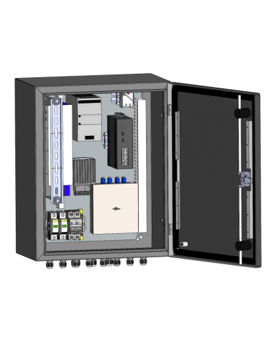 Узел коммутации всепогодный SpaceCam SC-Box-L2-8GP-240-2G-UPS(G) в Абакане Коммутаторы Pintop.ru