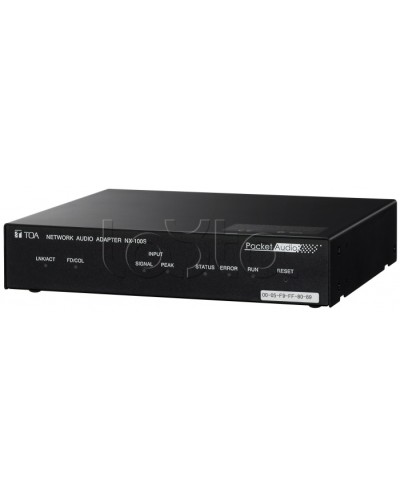 Шлюз передачи аудио, управляющих сигналов через сеть TOA NX-100S W в Абакане Системы оповещения и трансляции TOA Pintop.ru