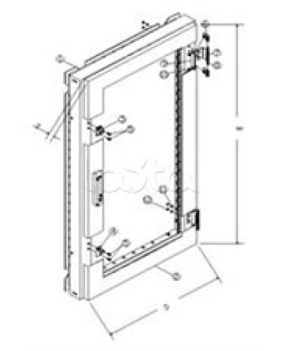Дверь передняя плексигласовая TOA PGD-22 в Абакане Системы оповещения и трансляции TOA Pintop.ru