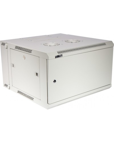 Шкаф настенный серии Pro, 3-секционный, 12U 600x600, металлическая дверь TWT-CBW3M-12U-6x6-GY в Абакане Аксессуары для стоек и шкафов Pintop.ru