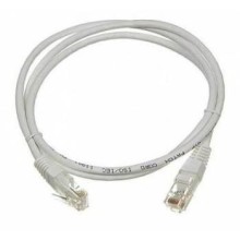 Патч-корд RJ45 - RJ45, 4 пары, UTP, категория 6, 10 м, серый TWT TWT-45-45-10/6-GY